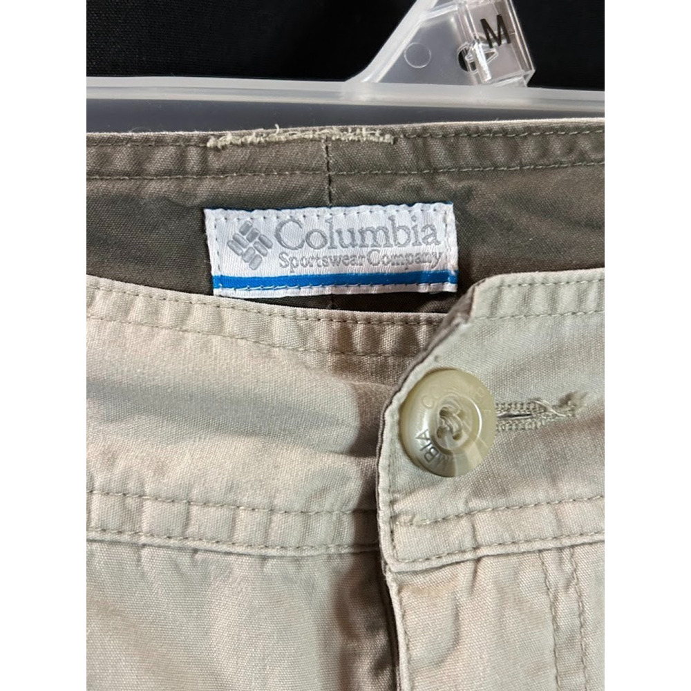 Columbia Sportswear 14 Regular Khaki 100% Cotton Hiking Casual Outdoor Pants - Picture 4 of 9